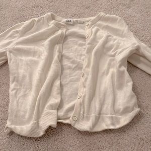 White Gap kids Cardigan